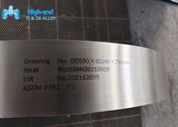 Gr5 Annealed Alloy Forged Titanium Ring Ti6al4v OD590mm